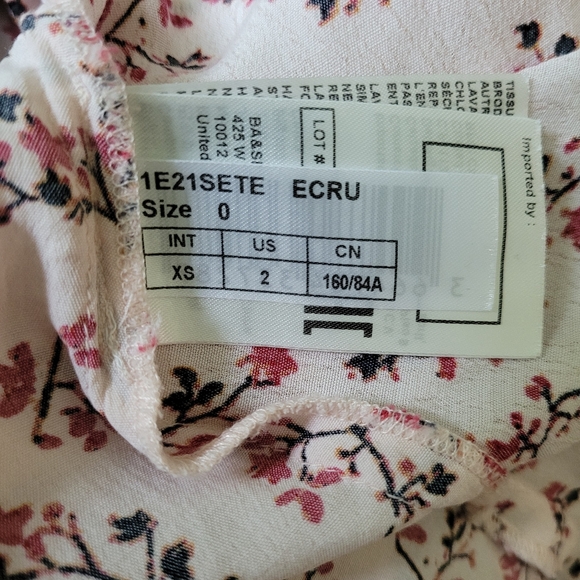 BA&SH Sete Ditsy Floral Mini dress XS - Picture 11 of 11